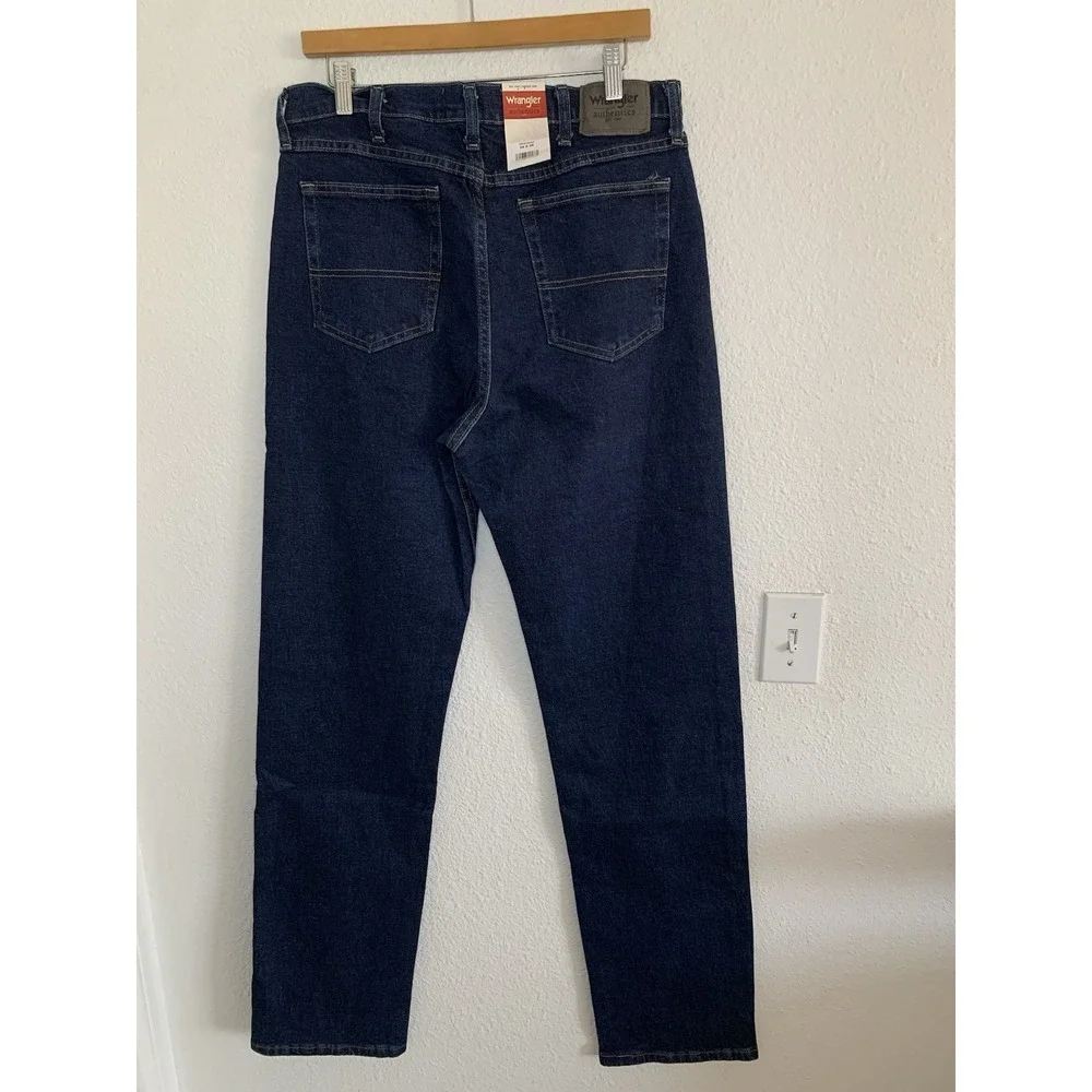 Wrangler Authentics Men's 34x36  Regular Fit Flex‎ Jeans 10ZM100MF
